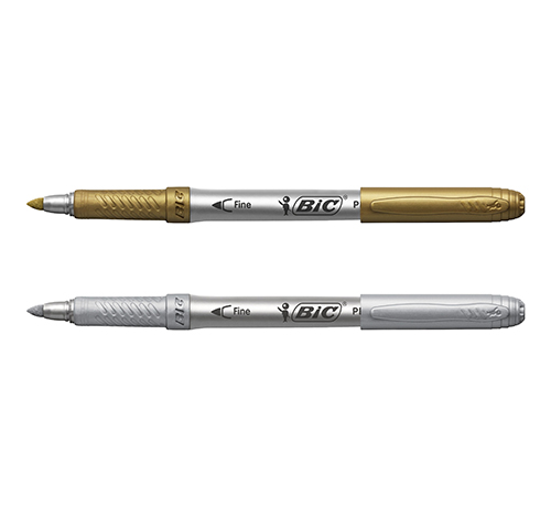 BIC Intensity パーマネントマーカー メタリックカラー